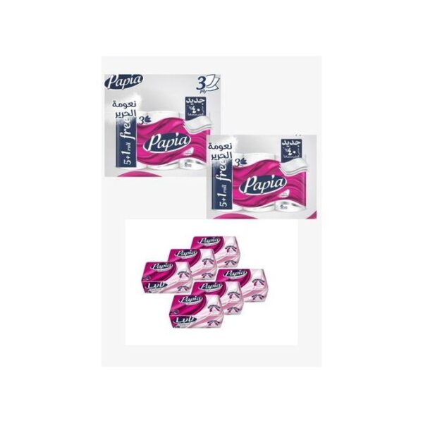 Papia Value Pack: Toilet Paper & Tissues
